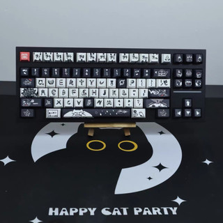 148 phím không gian meow keycaps cherry/mda pbt keycaps năm mặt nhiệt thăng hoa máy móc tùy chỉnh được cá nhân hóa keycap phù hợp 61/68/75/84/87/96/98/104/108