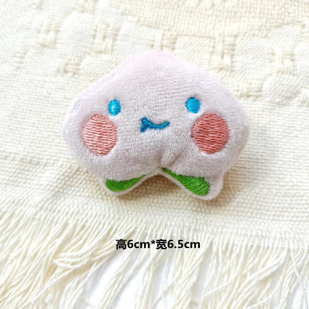 Trâm Cài Áo Hình Chú Gấu Hồng Nhồi Bông Dễ Thương