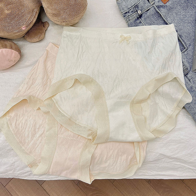 Quần Lót cotton Không Đường May Co Giãn Tốt Thoáng Khí Phong Cách Nhật Bản Cho Nữ