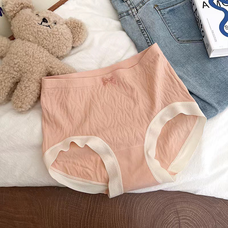 Quần Lót cotton Không Đường May Co Giãn Tốt Thoáng Khí Phong Cách Nhật Bản Cho Nữ