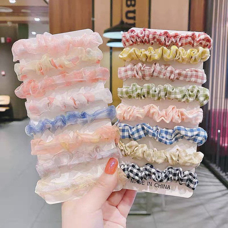 1 Dây Cột Tóc Hình Hoa Hoạt Hình Dễ Thương Cho Bé