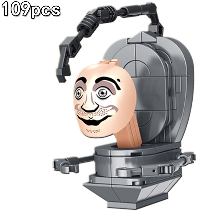 Bộ Đồ Chơi Lắp Ráp Mô Hình toilet Ngộ Nghĩnh