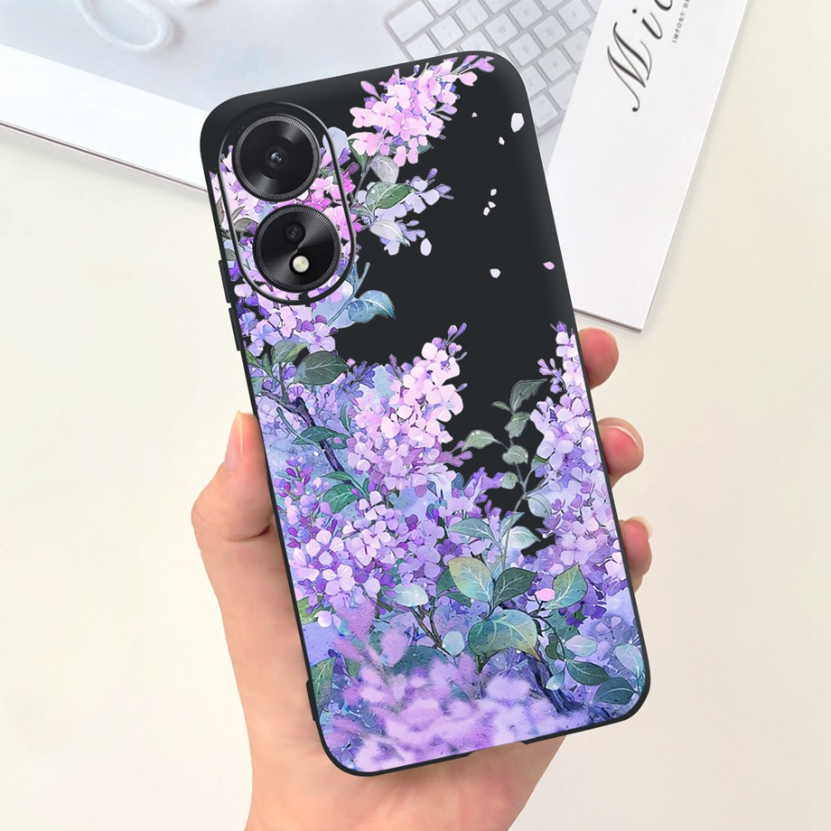 Ốp Điện Thoại silicone Mềm Nhám Họa Tiết Hoạt Hình Mẫu Mới Nhất Cho oppo a38 4g cph2579 / a78 4g cph2565 a38 a 78 4g