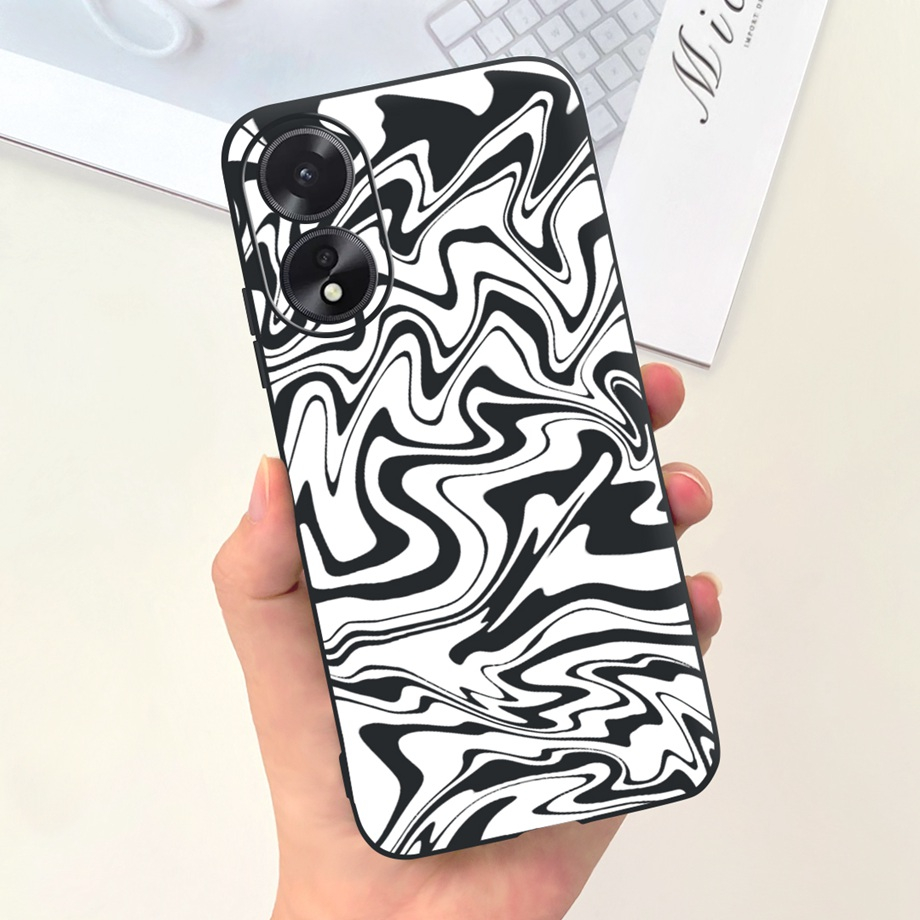 Ốp Điện Thoại silicone Mềm Nhám Họa Tiết Hoạt Hình Mẫu Mới Nhất Cho oppo a38 4g cph2579 / a78 4g cph2565 a38 a 78 4g
