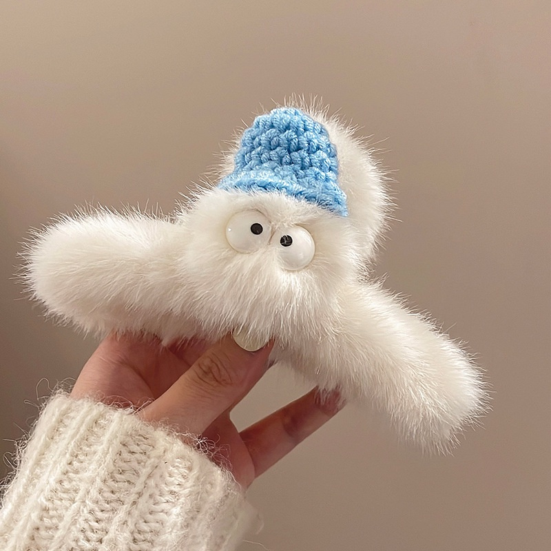 Dễ Thương Kẹp Tóc Hình Cá Mập Mắt To Thời Trang Thu Đông 2023 Chất Lượng Cao Cho Nữ