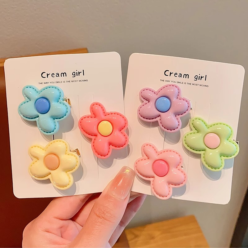 Kẹp Tóc Hình Hoa Thời Trang Hàn Quốc y2k