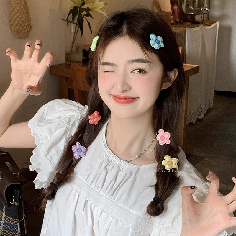 Kẹp Tóc Hình Hoa Thời Trang Hàn Quốc y2k
