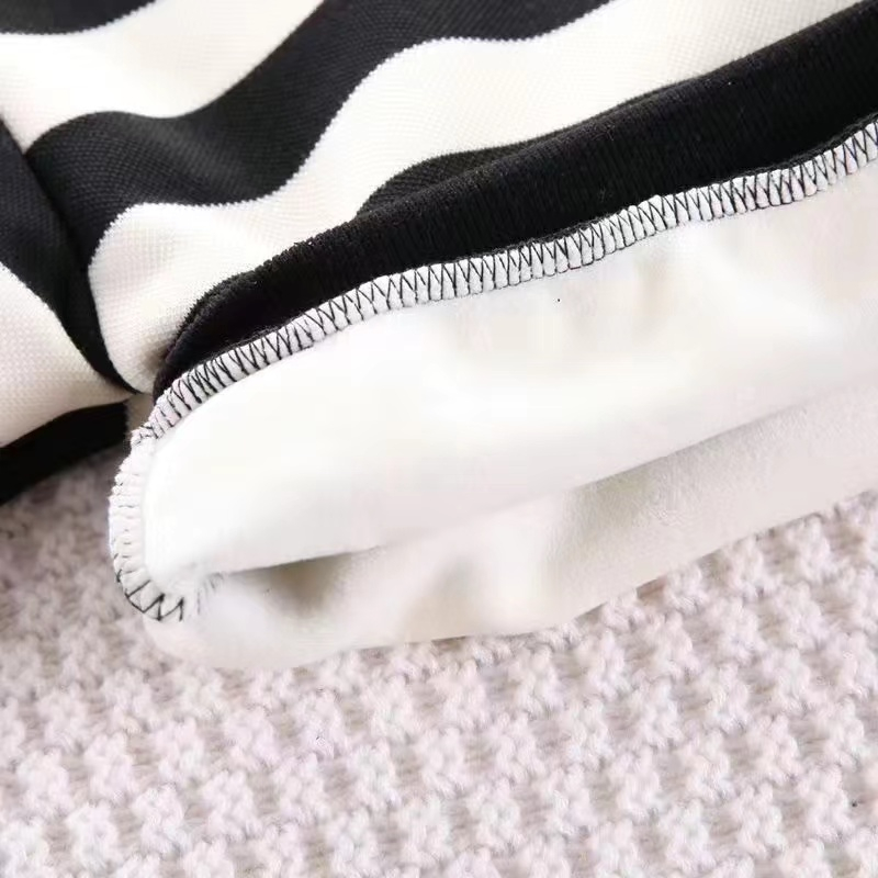 Áo Sweater Polo Dáng Rộng Kẻ Sọc Thời Trang Mùa Thu 2022 Cho Bé Trai