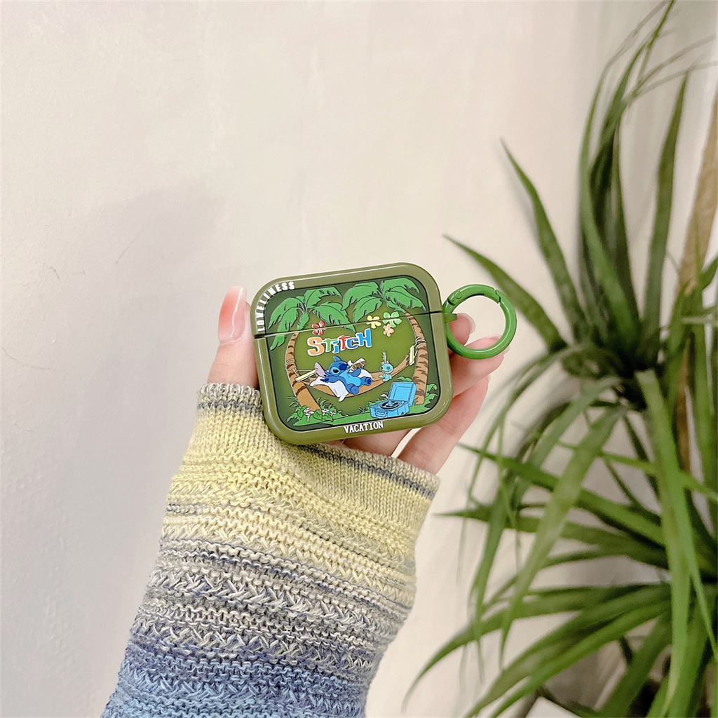 Vỏ Bảo Vệ Hộp Sạc Tai Nghe airpods pro airpods 1 / 2 / 3 Hai Trong Một Họa Tiết Hoạt Hình