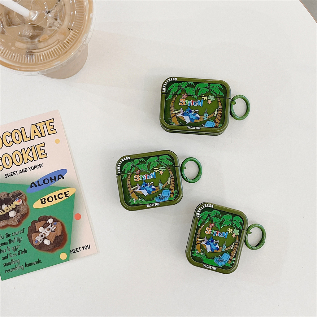 Vỏ Bảo Vệ Hộp Sạc Tai Nghe airpods pro airpods 1 / 2 / 3 Hai Trong Một Họa Tiết Hoạt Hình