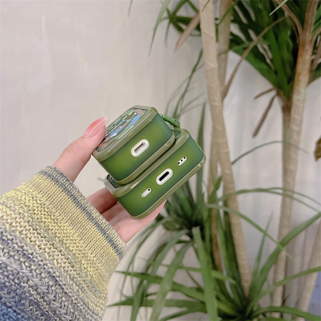 Vỏ Bảo Vệ Hộp Sạc Tai Nghe airpods pro airpods 1 / 2 / 3 Hai Trong Một Họa Tiết Hoạt Hình