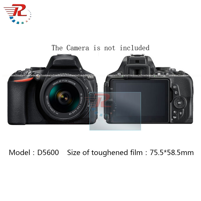 Kính cường lực bảo vệ màn hình cho phim máy ảnh Nikon D5600 Phim cường lực HD Phim bảo vệ