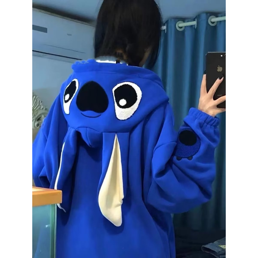 Hoạt Hình Áo Khoác Có Mũ Trùm Dáng Rộng Thời Trang Dành Cho Nữ Và Nam