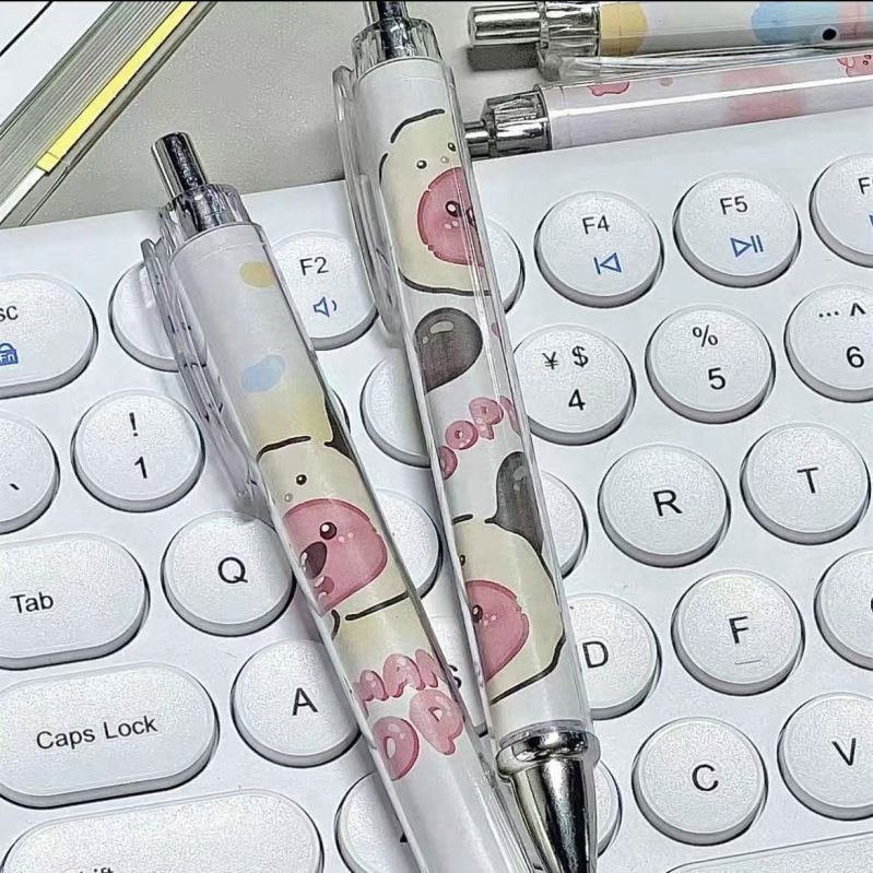 1 Bút Mực Đen Ngòi 0.5mm In Hình Hoạt Họa