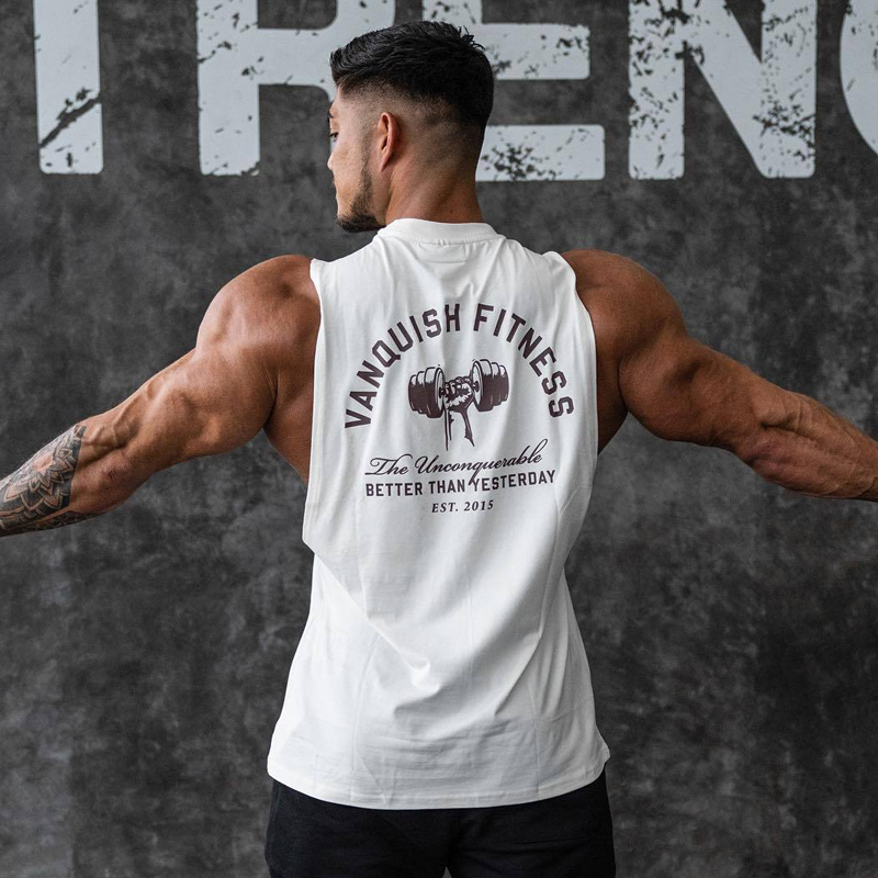 Áo Thun Thể Thao Sát Nách Vải cotton Thời Trang Cho Nam