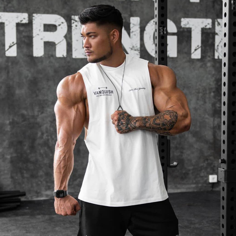 Áo Thun Thể Thao Sát Nách Vải cotton Thời Trang Cho Nam