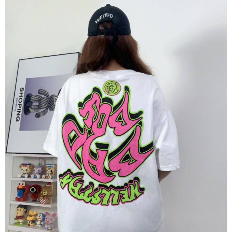 Áo Thun Tay Ngắn Dáng Rộng In Hình hellstar rodman Phong Cách Mới Hợp Thời Trang Đường Phố