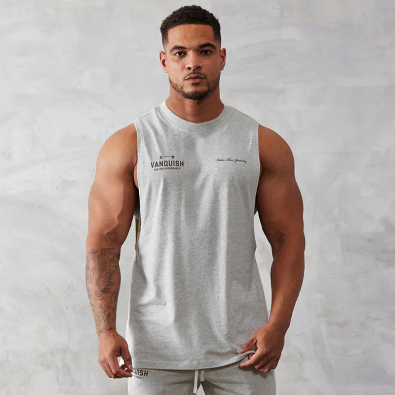 Áo Thun Thể Thao Sát Nách Vải cotton Thời Trang Cho Nam