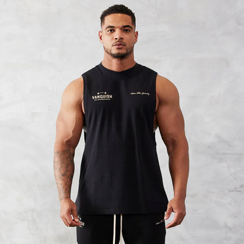 Áo Thun Thể Thao Sát Nách Vải cotton Thời Trang Cho Nam