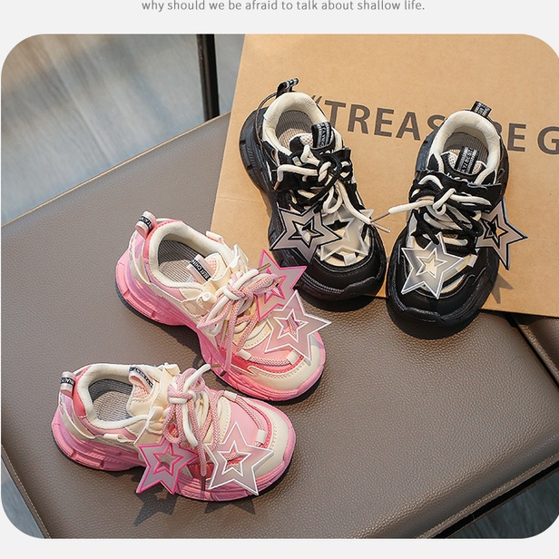 ZOOMSTAR giày thể thao bé gái giày  cho bé gái Mềm mại và thoải mái xuất hiện thời trang 2023 NEW RYD23936OA 38Z230923