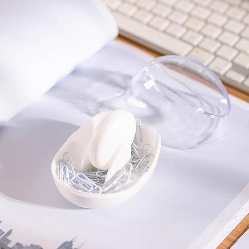 NiceOne Hộp kẹp giấy từ tính Cốc đựng kẹp giấy bằng nhựa Hộp đựng đồ dùng văn phòng cmman