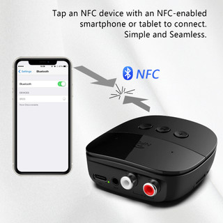 Thiết Bị Nhận Tín Hiệu Âm Thanh Bluetooth 5.0 Nfc Cổng Cắm 3.5mm