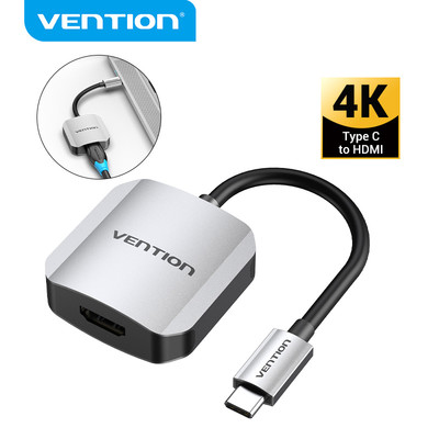 USB C sang HDMI Vention 4K UHD cho điện thoại/laptop sang TV chất lượng cao