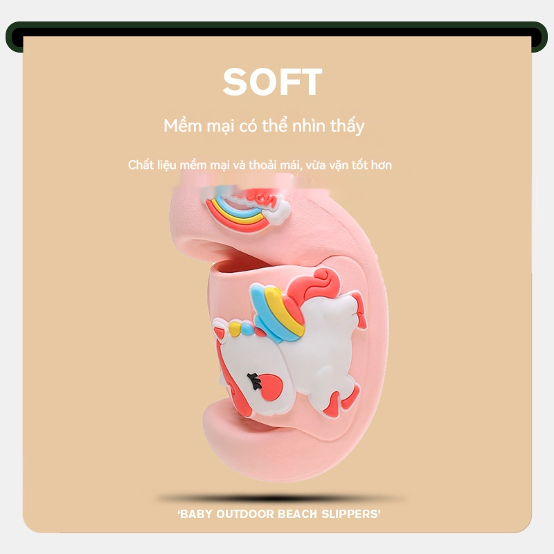 Dép bé gái ZOOMSTAR STYLE RTX23936OG 38Z230923 dép cho  bé gái Mềm mại và thoải mái xuất hiện thời trang 2024 NEW