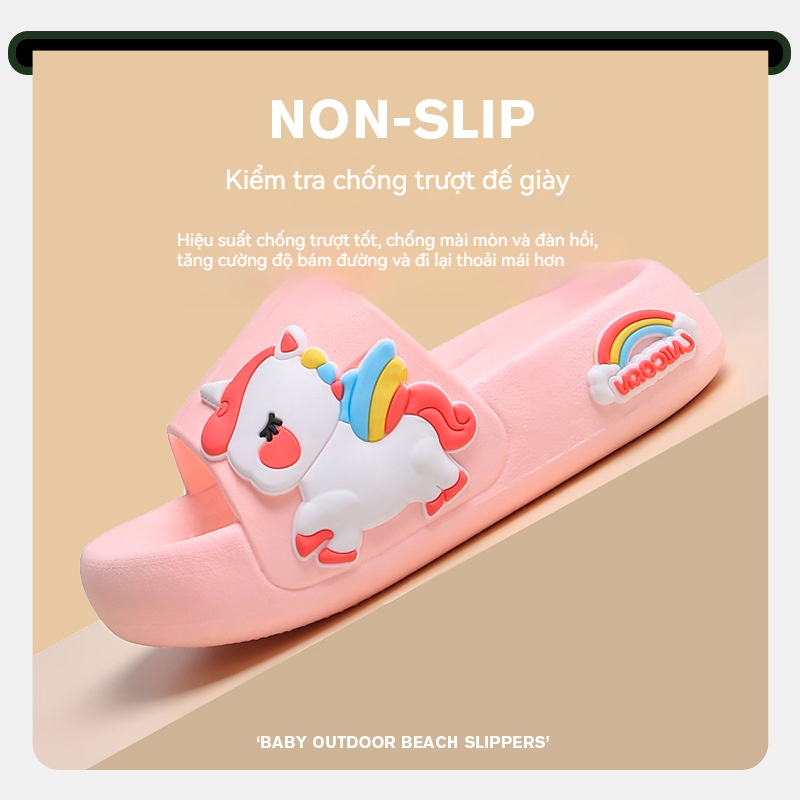 Dép bé gái ZOOMSTAR STYLE RTX23936OG 38Z230923 dép cho  bé gái Mềm mại và thoải mái xuất hiện thời trang 2024 NEW