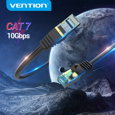 Dây cáp CAT7 Vention nối mạng LAN/Ethernet RJ45 10Gbps chuyên dụng