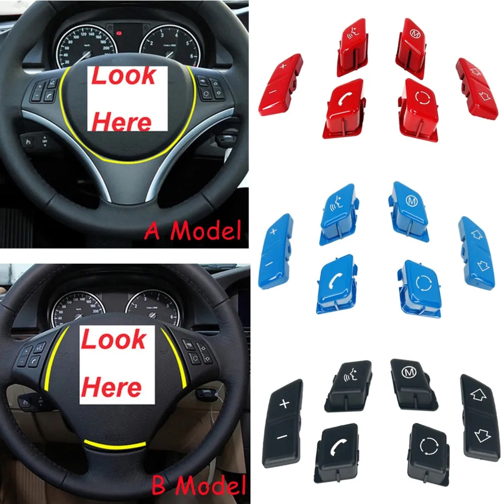 Dành Cho Xe BMW 3 Series E90 E92 E93 M3 / 1 Series E81 E82 E87 E88 / X1 E84 Nắp Vô Lăng Ô Tô Nút Côn
