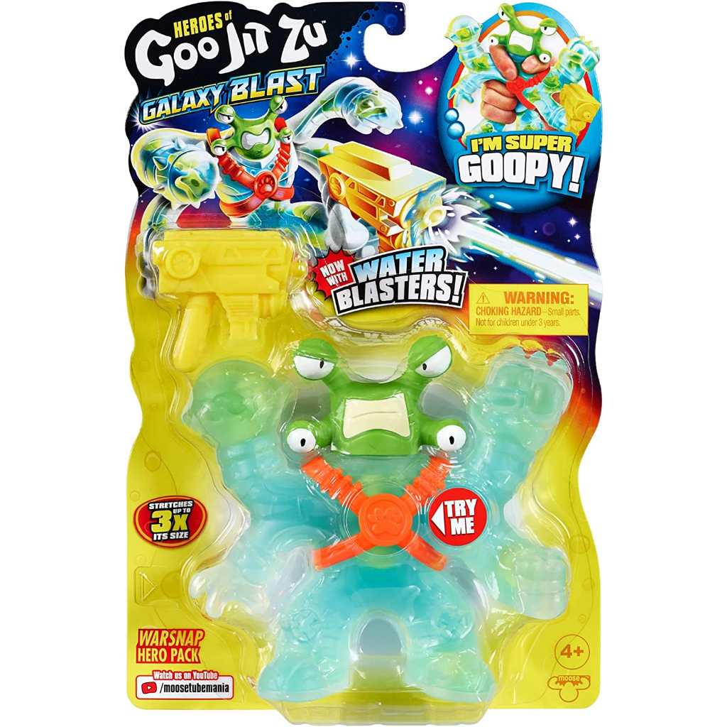 Heroes of Goo Jit Zu Galaxy Blast Hero Pack - Super Goopy Warsnap with an All New Water Blaster Nhân Vật heroes of goo Ju galaxy Nổi Tiếng - Cuộc Chiến Siêu Chiến Nước Mới
