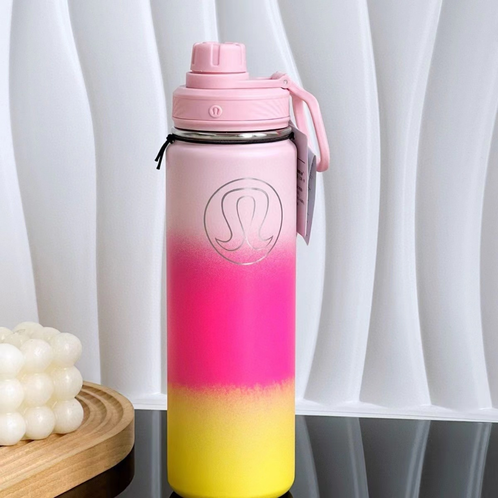 Bình Nước Thể Thao Cách Nhiệt Có Tay Cầm Dung Tích 24oz / 710ml