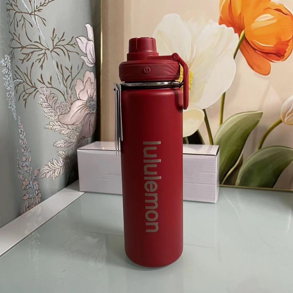 Bình Nước Thể Thao Cách Nhiệt Có Tay Cầm Dung Tích 24oz / 710ml