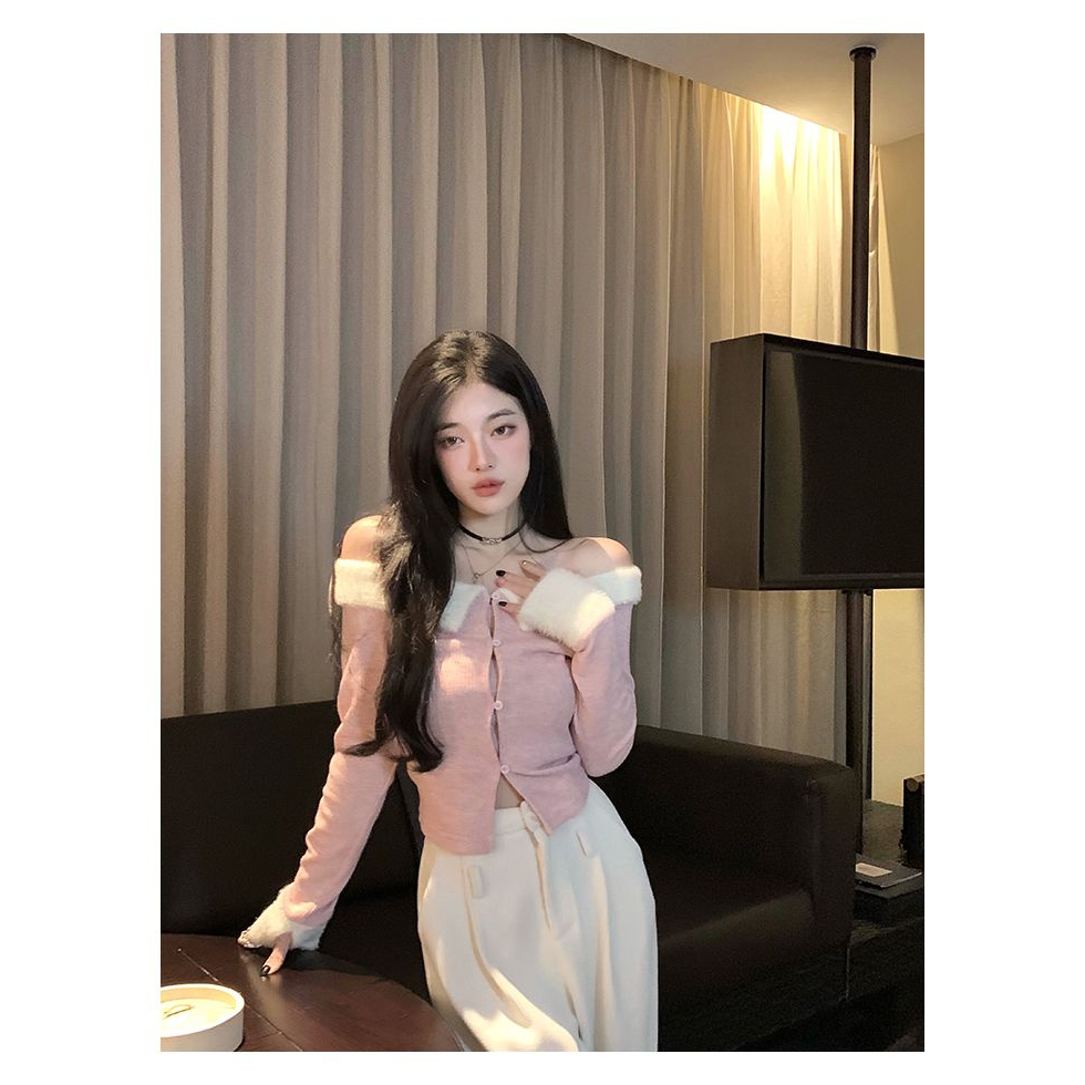 Áo len cardigan SHIHUIFEI WMY23916US 37Z230915 thời trang thoải mái thịnh hành