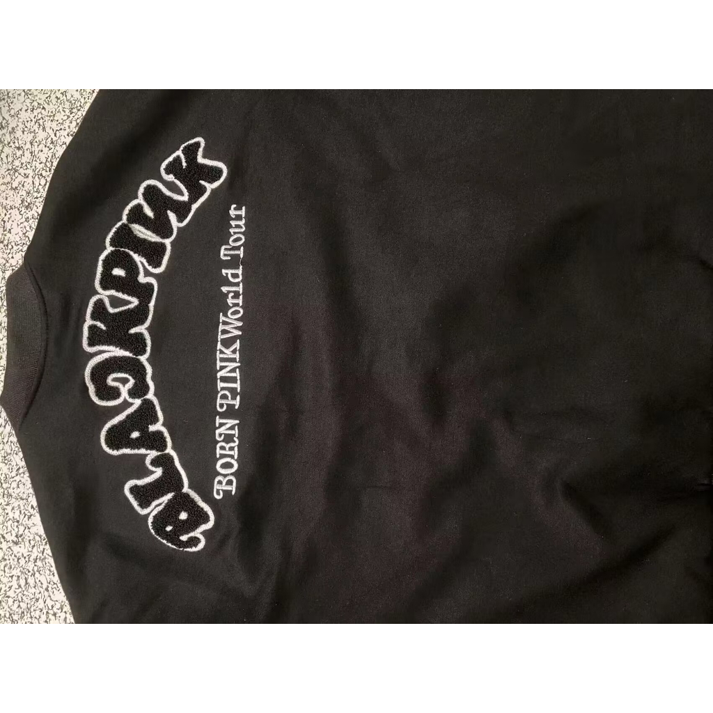 Áo Khoác bomber Da pu Tay Dài Dáng Rộng In Hình blackpink jennie rose Kiểu retro Mỹ