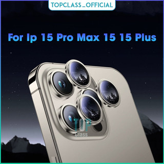 Ống kính cường lực bảo vệ camera dành cho iphone 15 pro max 15 pro 15 plus màu natural titanium