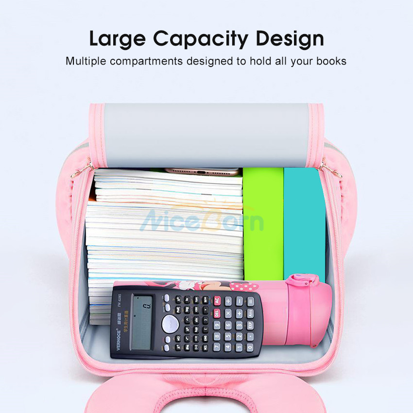 Niceborn Ba Lô Đi Học Chống Thấm Nước Sức Chứa Lớn In Họa Tiết Hoạt Hình Dễ Thương Cho Bé Mẫu Giáo