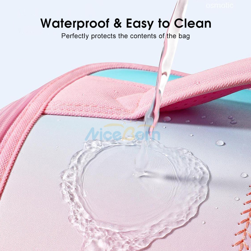 Niceborn Ba Lô Đi Học Chống Thấm Nước Sức Chứa Lớn In Họa Tiết Hoạt Hình Dễ Thương Cho Bé Mẫu Giáo