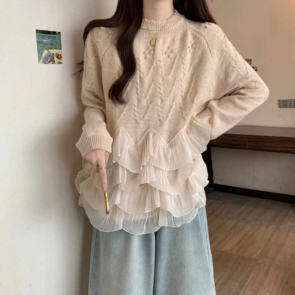 Áo Khoác sweater Sáp Mềm Mại Dáng Rộng Phong Cách Thời Trang 2023 Cho Nữ
