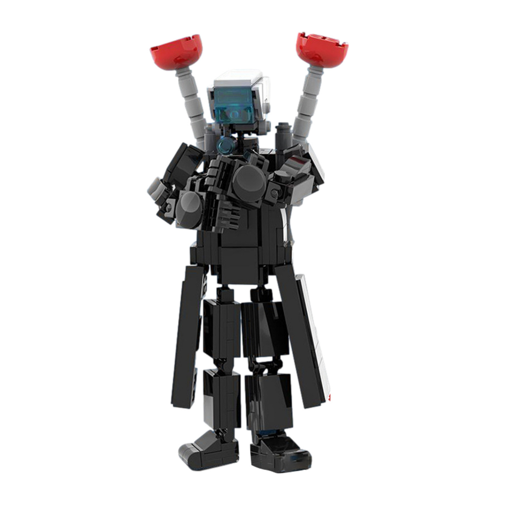 Mới Đồ Chơi Lego Skibidi Toilet tvman titan V2