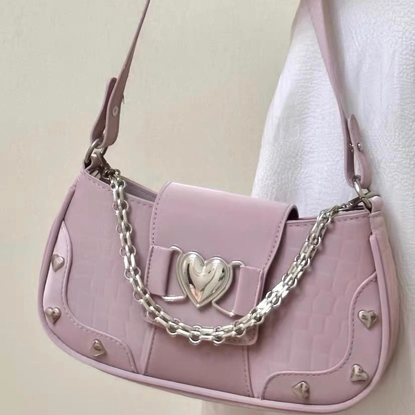 Y2k hot Túi Đeo Vai Một Bên Vai Không Tay Phong Cách Mới 2023 Chất Lượng Cao Phù Hợp Với Tuổi Teen / Bé Gái