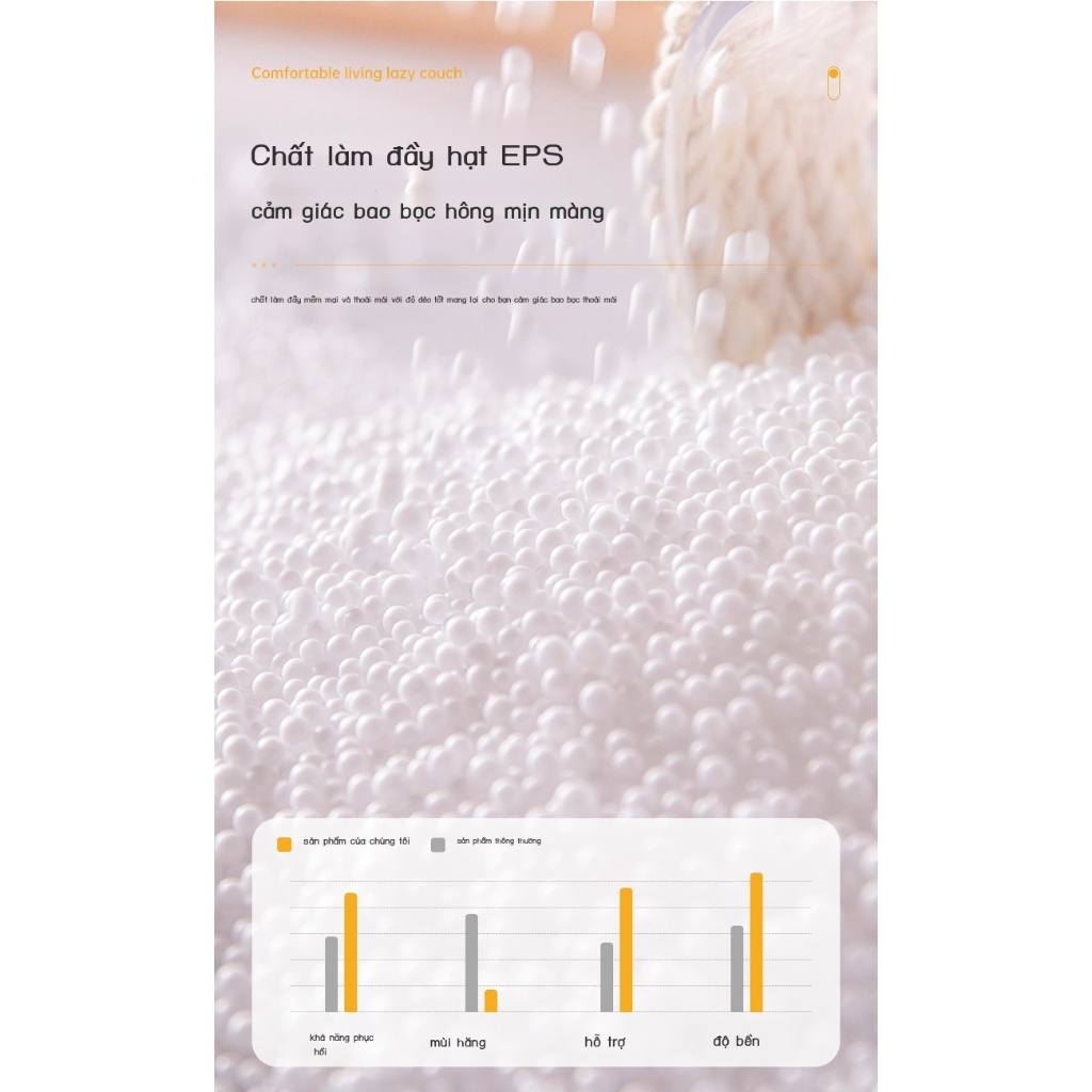 Ghế sofa lười tatami độc đáo dùng trang trí phòng khách / phòng ngủ / ban công