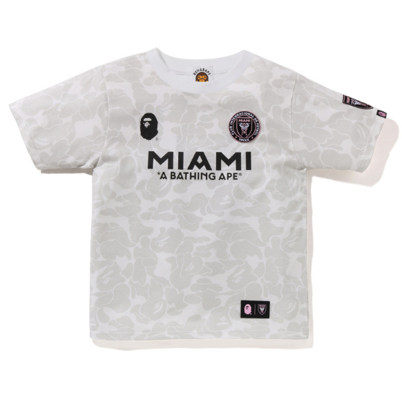 Tiếng Nhật Áo Thun bape MIAMI Cotton Nguyên Chất Tay Ngắn Thời Trang Dành Cho Trẻ