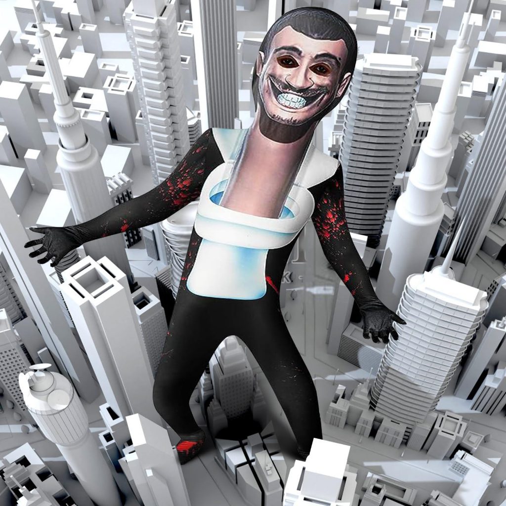 Skibidi Bộ Đồ Hóa Trang Nhân Vật Trong Game toilet Độc Đáo Cho Bé