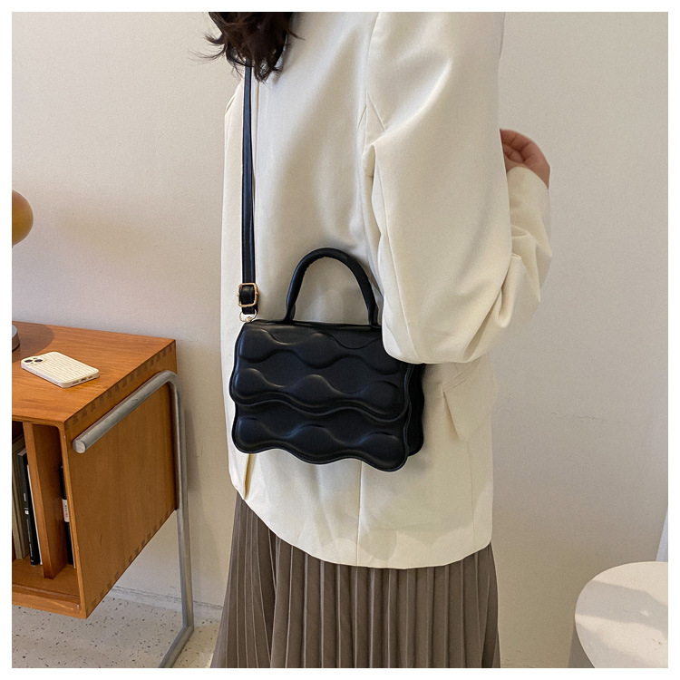 SUPERCUTE Túi Đeo Vai Hình Vuông Cỡ Nhỏ Bằng Da PU Màu Trơn Thời Trang Cao Cấp