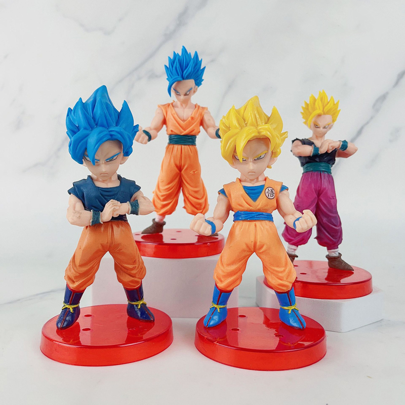 Set 12 Mô Hình Nhân Vật son goku Phim Bảy Viên Ngọc Rồng z