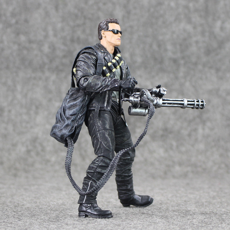 Mô Hình robot Sát Thủ t-800 23.5cm neca Termminator 2: judgment day t-800