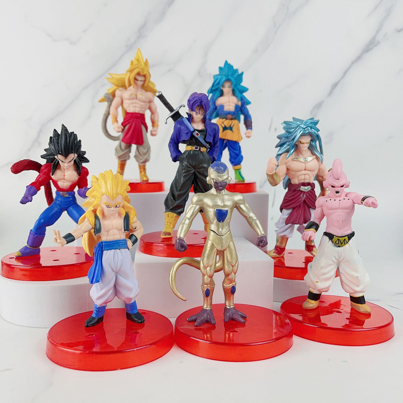 Set 12 Mô Hình Nhân Vật son goku Phim Bảy Viên Ngọc Rồng z