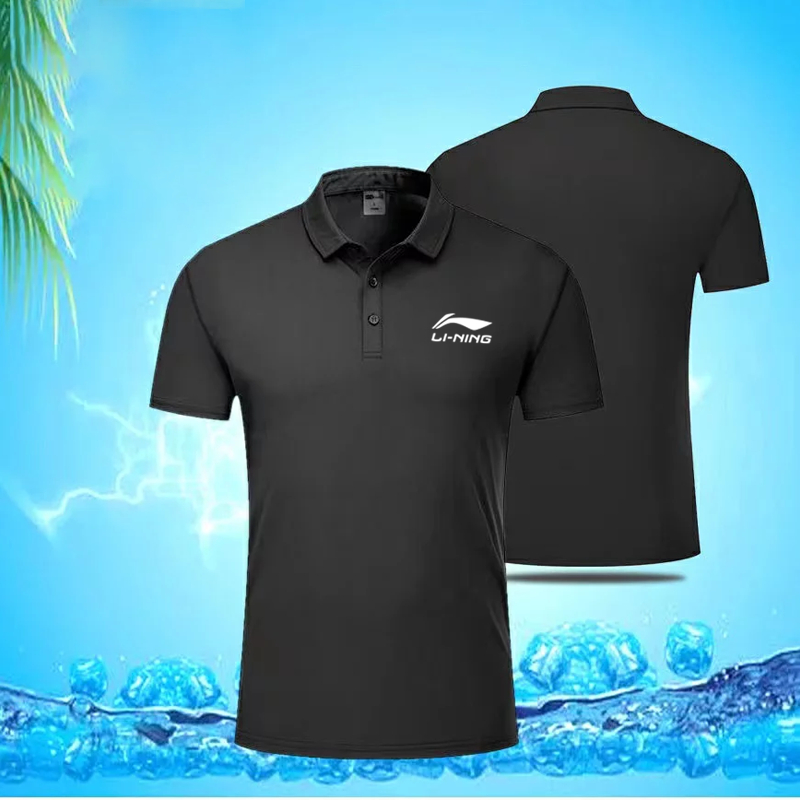Li ning Áo polo Tay Ngắn Mùa Hè 2023 Có Thể Tùy Chỉnh Thêu logo Doanh Nhân Hàn Quốc Tùy Chỉnh Cho Doanh Nhân Nam Và Nữ